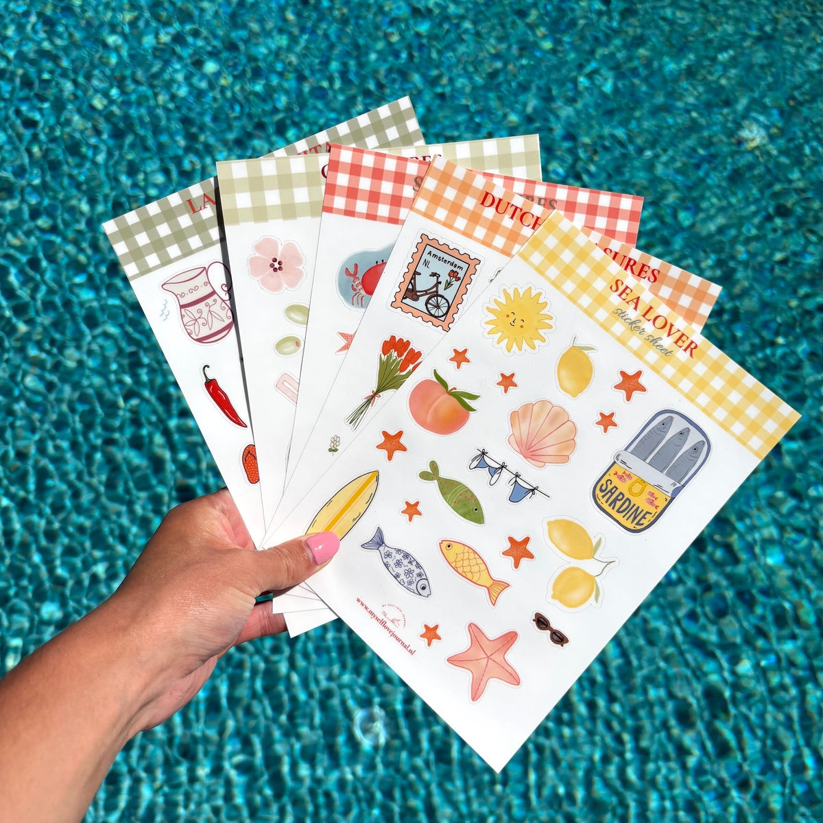 Stickervel collectie A5 formaat zomer 2026