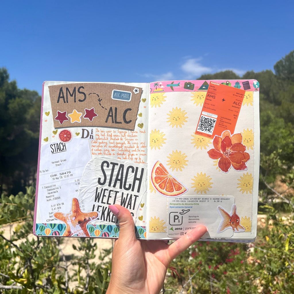 Journal papier A5 met zonnetjes