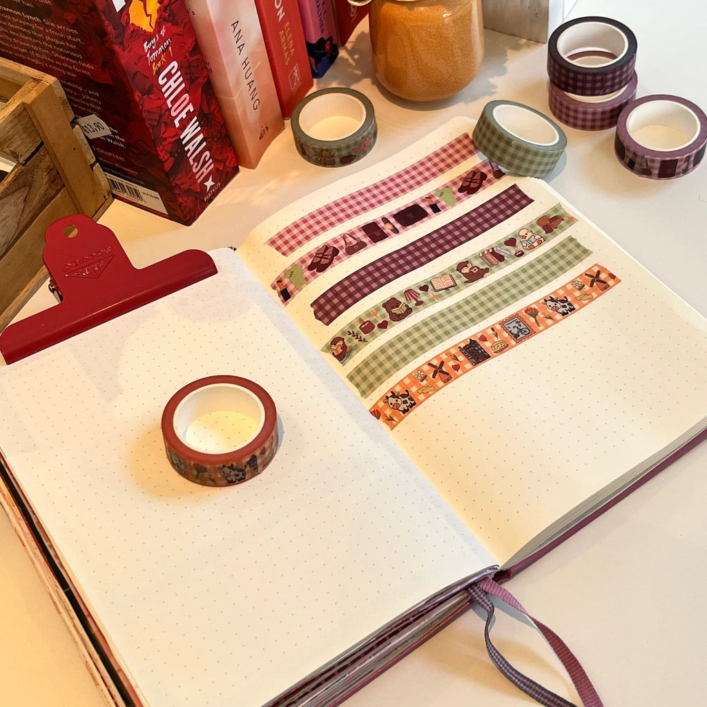 Journal met de My Self-Love Journal washi tape collectie 