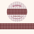Washi tape Burgundy Gingham