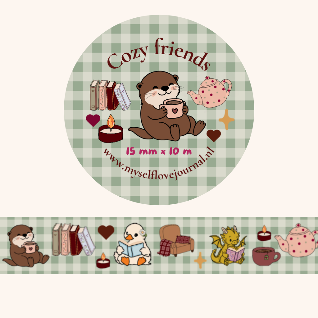 Washi tape Cozy Friends