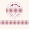 Washi tape Gingham Blush